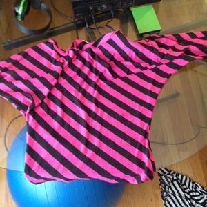 Long sleeved striped shirt
